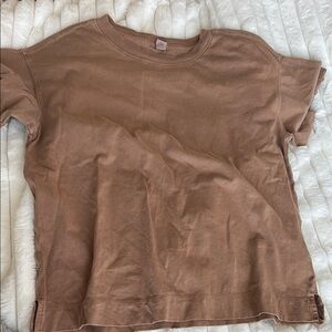 Old Navy Brown Short Sleeve Tee